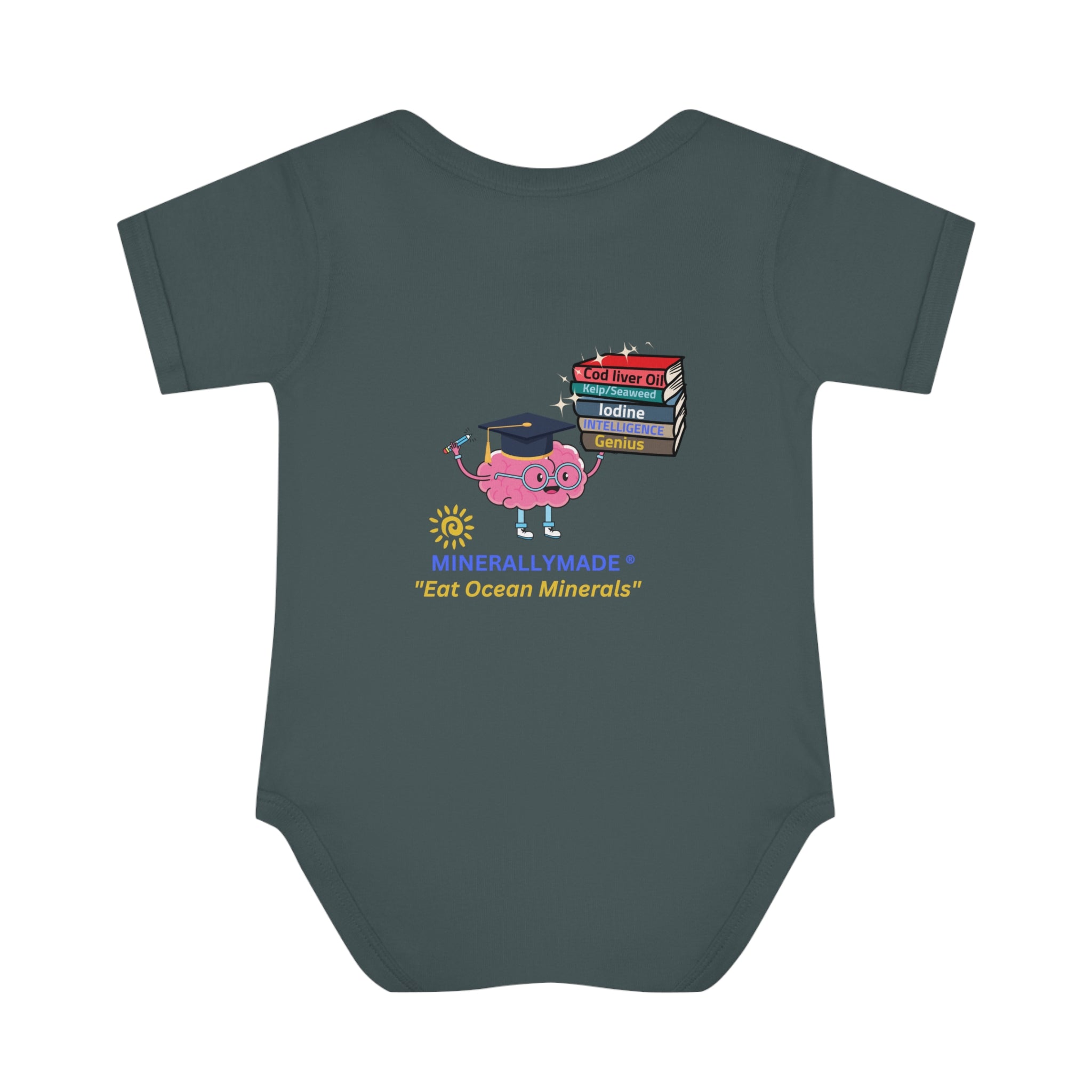 Minerallymade | Nourishing IQs Naturally | Infant Baby Rib Bodysuit