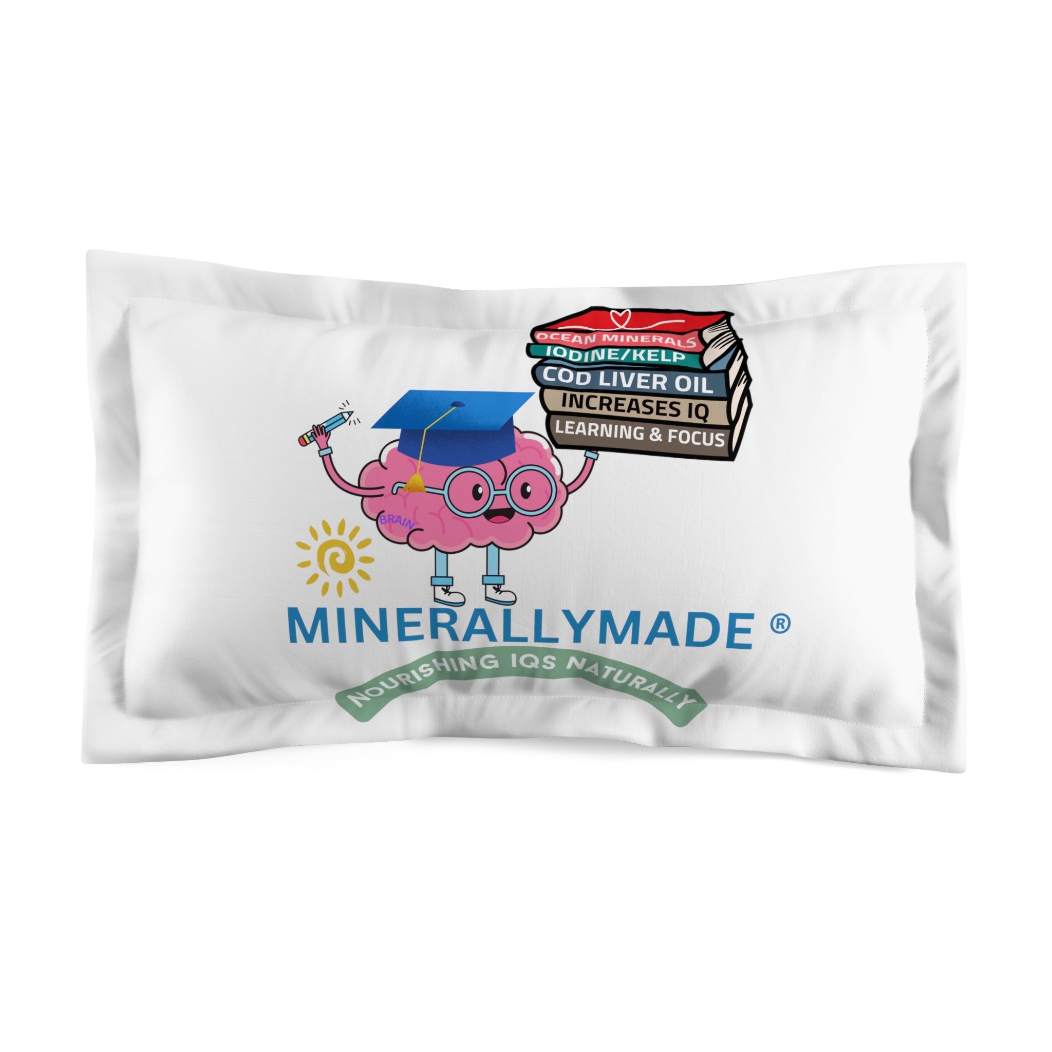 Minerallymade | Nourishing IQs Naturally | Microfiber Pillow Sham