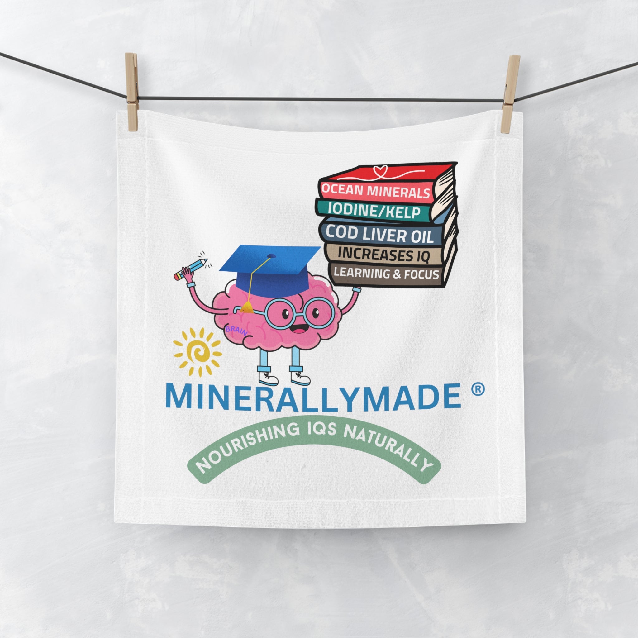 Minerallymade | Nourishing IQs Naturally | Face Towel