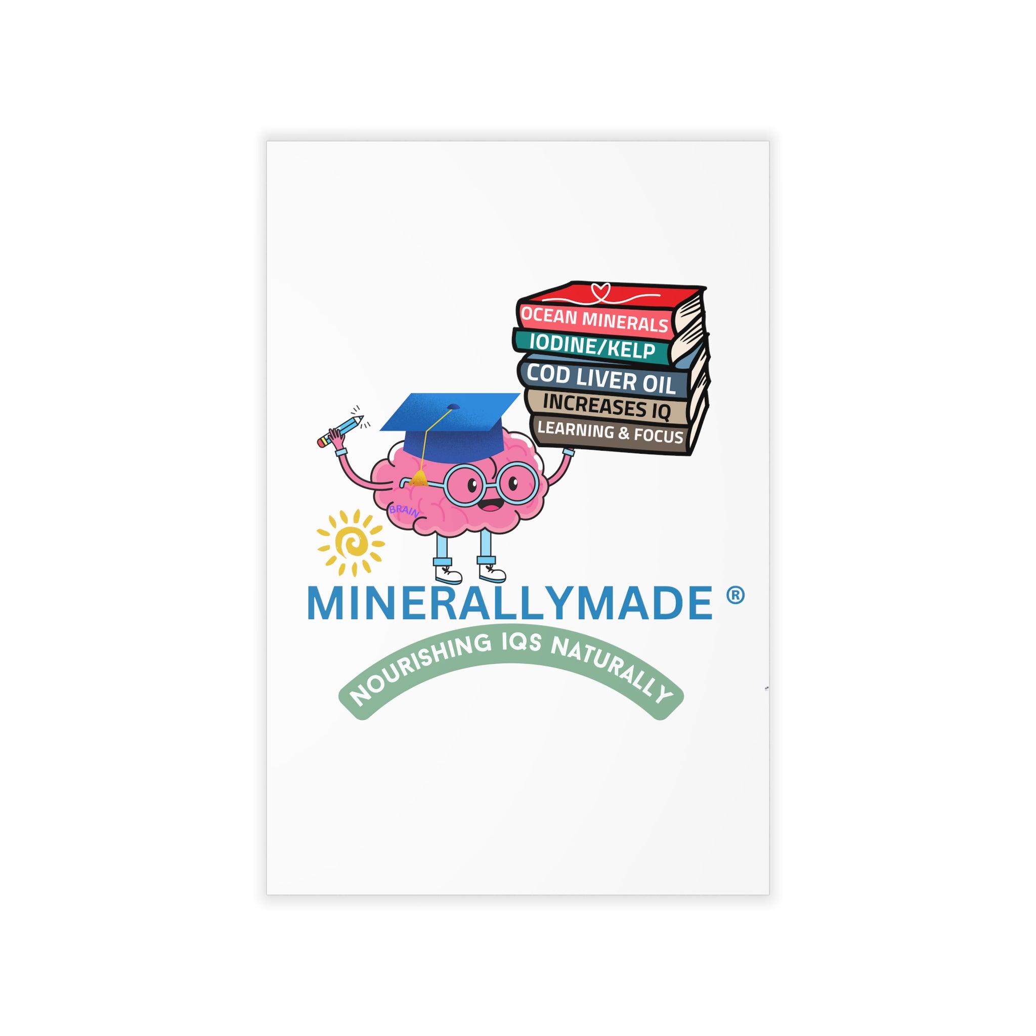 Minerallymade | Nourishing IQs Naturally | Kid's Wall Decals