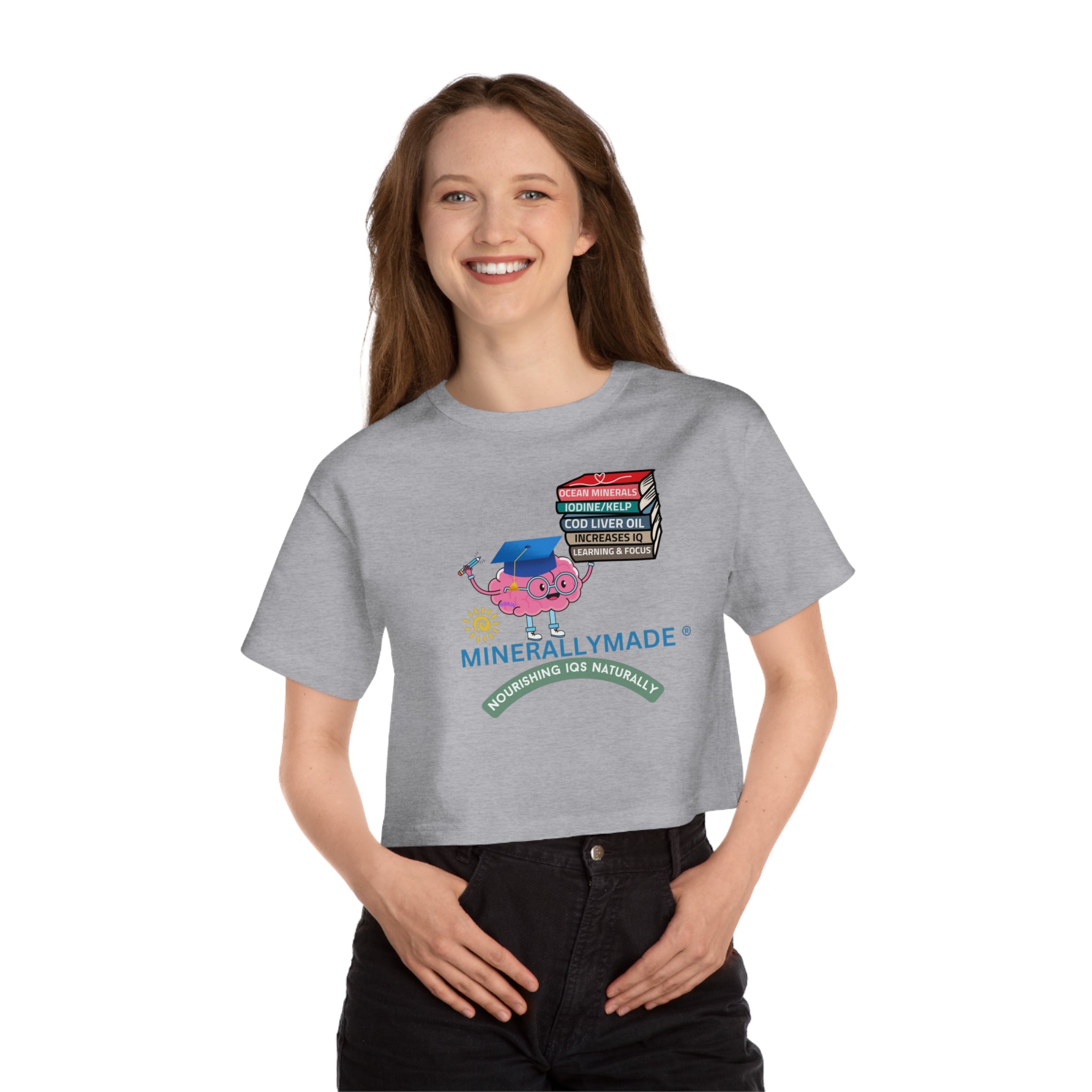 Minerallymade | Champion Women's Heritage Cropped T-Shirt