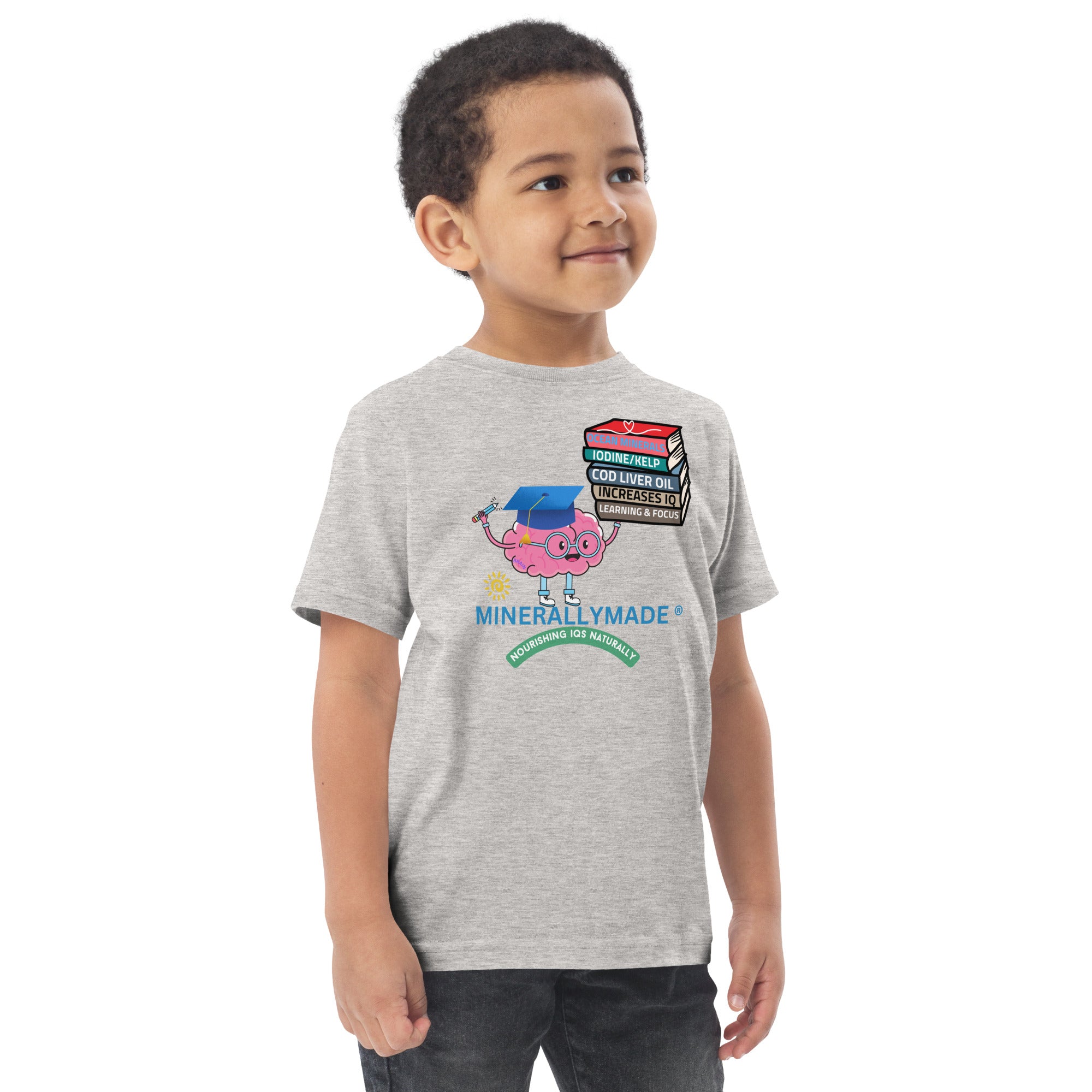 Minerallymade | Toddler Jersey T-shirt | 90-100% combed ring-spun cotton