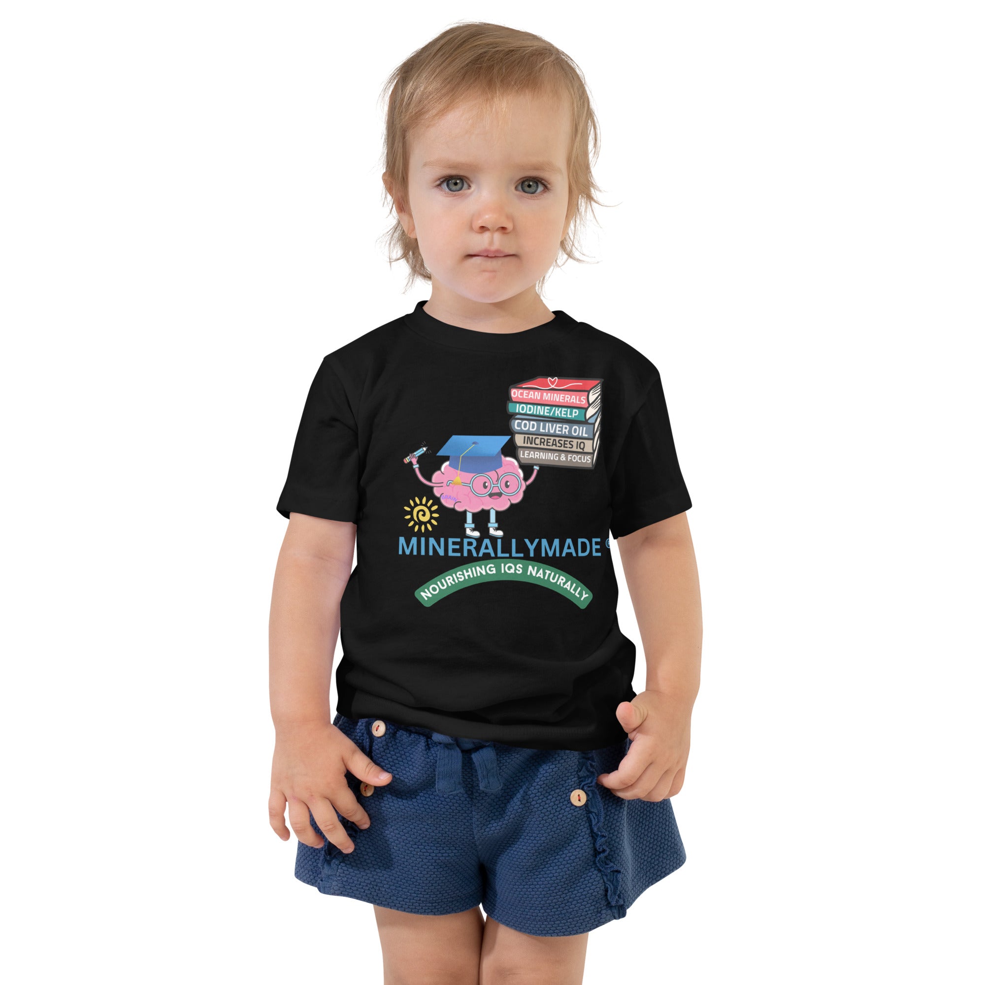 Minerallymade | Toddler Short Sleeve Tee 100% preshrunk combed and ring-spun cotton