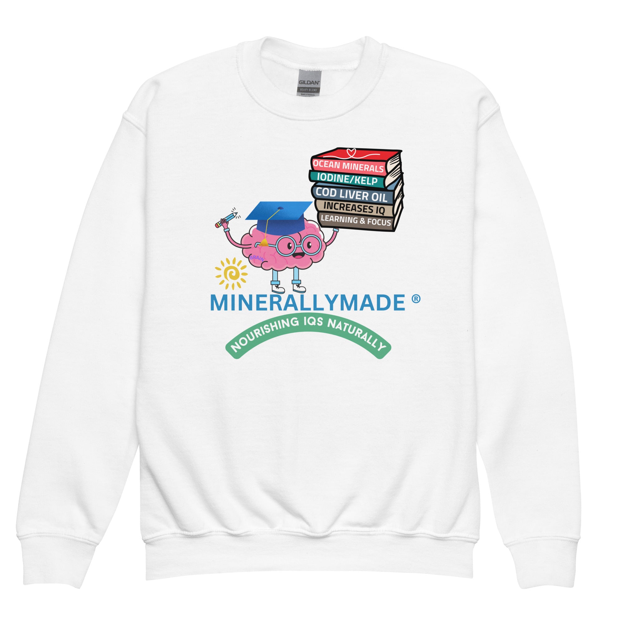 Minerallymade | Youth crewneck sweatshirt